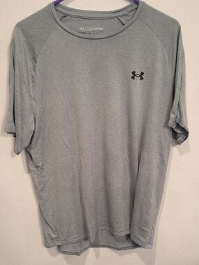 Under Armour Gray Men's Short Sleeve Performance Tee Men's XL